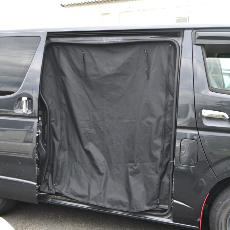 Ss ハイエース 0系 5型 4型 3型 2型 1型 標準ボディ パーツ 二重構造 防虫ネット 虫除け スライドドア右用 便利 グッズ 蚊帳 虫除けネット 車中泊 アウトドア カーテン 車 運転席側 後部座席 1p 内装 アクセサリー カスタムパーツ ドレスアップ オートキャンプ