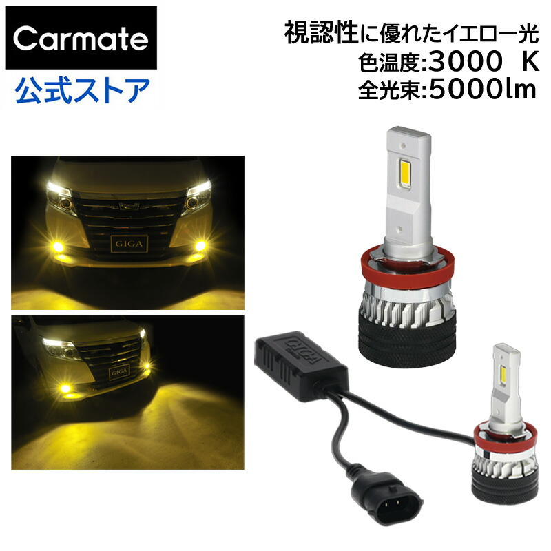 2021激安通販 カーメイト 車用 LED テールランプ GIGA ウェッジ T10 10lm レッド BW333