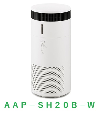 アイリスオーヤマ　加湿空気清浄機　ＡＡＰ-ＳＨ２０Ｂ-Ｗ　１０畳　ホワイト　風量３段階　おやすみモード