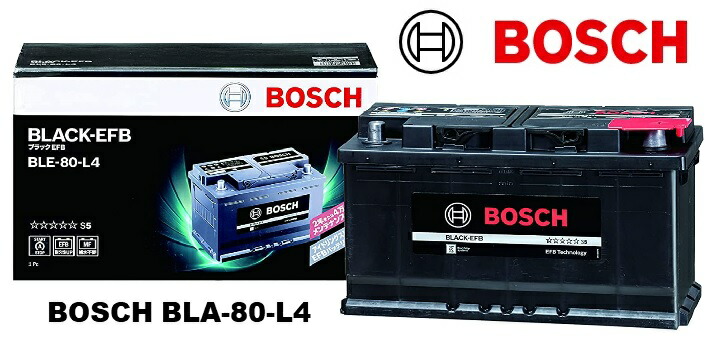 パーツ BOSCH  BLACK-AMG  BLA-80-L4 Amazon.co.jp: BOSCH BLACK-AGM BLA-80-L4 LN4 Battery for