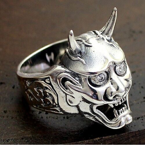 楽天市場】般若 はんにゃ シルバーリング 般若 怒面 シルバー925