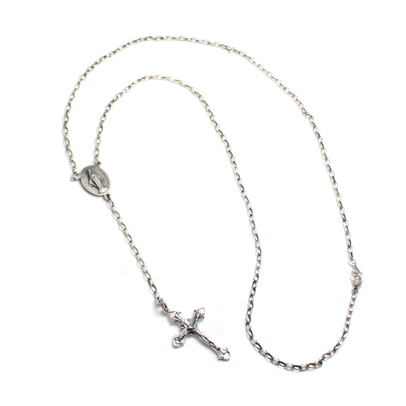 Galcia ロザリオ ネックレス シルバー 925 真鍮 GANGSTERVILLE ギャングスタービル GALCIA ガルシア ROSARY