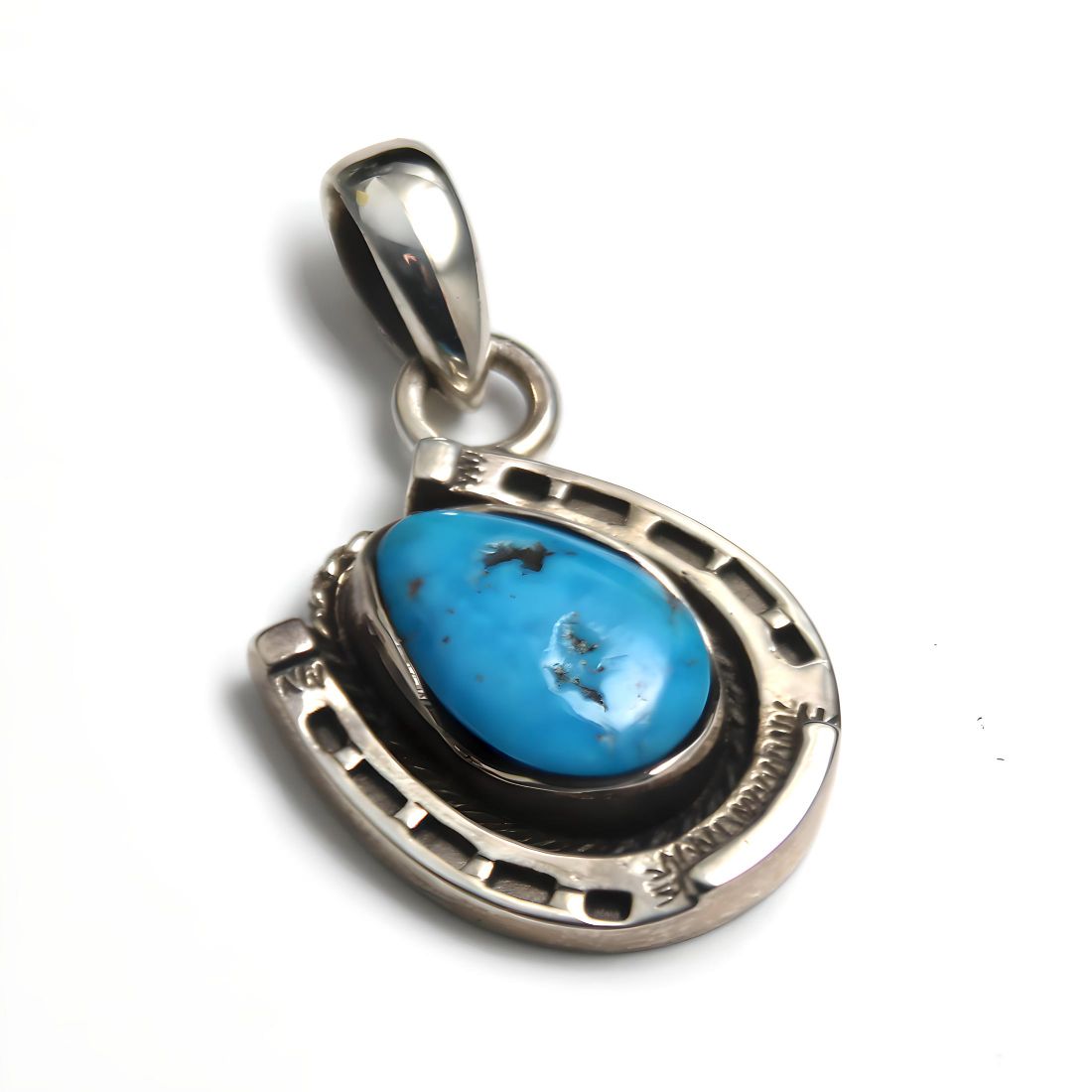 楽天市場】ターコイズペンダントトップ ネックレス【Wild horse