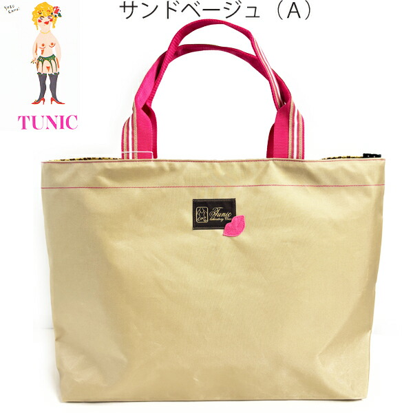 ＴＵＮＩＣ 上着 頬べに名まえのミニトートバッグナイロン原材料＋刷り上げる18192
