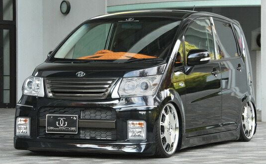 ButterflySystem　バタフライシステム　（GLANZ/グランツ）　MOVE CUSTOM　ムーヴカスタム　L175S　L185S 　後期　フロントハーフスポイラー