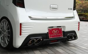 ButterflySystem　バタフライシステム　（黒死蝶セカンドインパクト）　WAGON R　STINGRAY　ワゴンRスティングレー　MH34　リアバンパー｜OCTAGON
