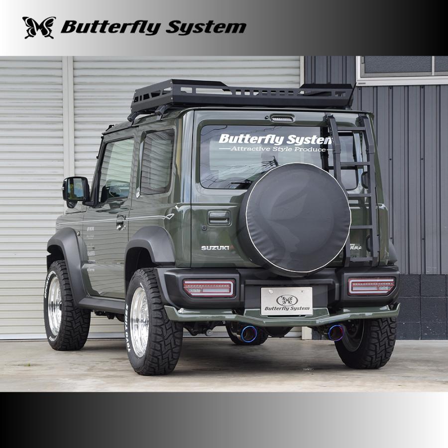 ButterflySystem　バタフライシステム　（GLANZ/グランツ）　JIMNY　SIERRA　ジムニー　シエラ　JB74　リアフラップスポイラー