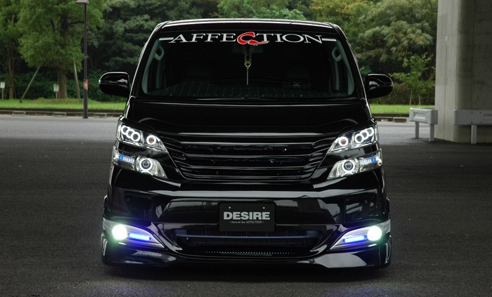 AFFECTION/アフェクション（DESIRE/デザイア）　ヴェルファイア　ANH・GGH20/25　前期　フロントハーフスポイラー＆フォグキット（C）