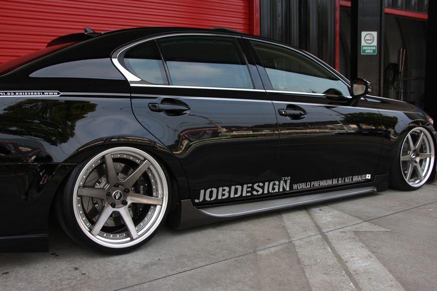 JOBDESIGN ジョブデザイン 10thアニバーサリー レクサス GS450h GRL10 前期 サイドステップ