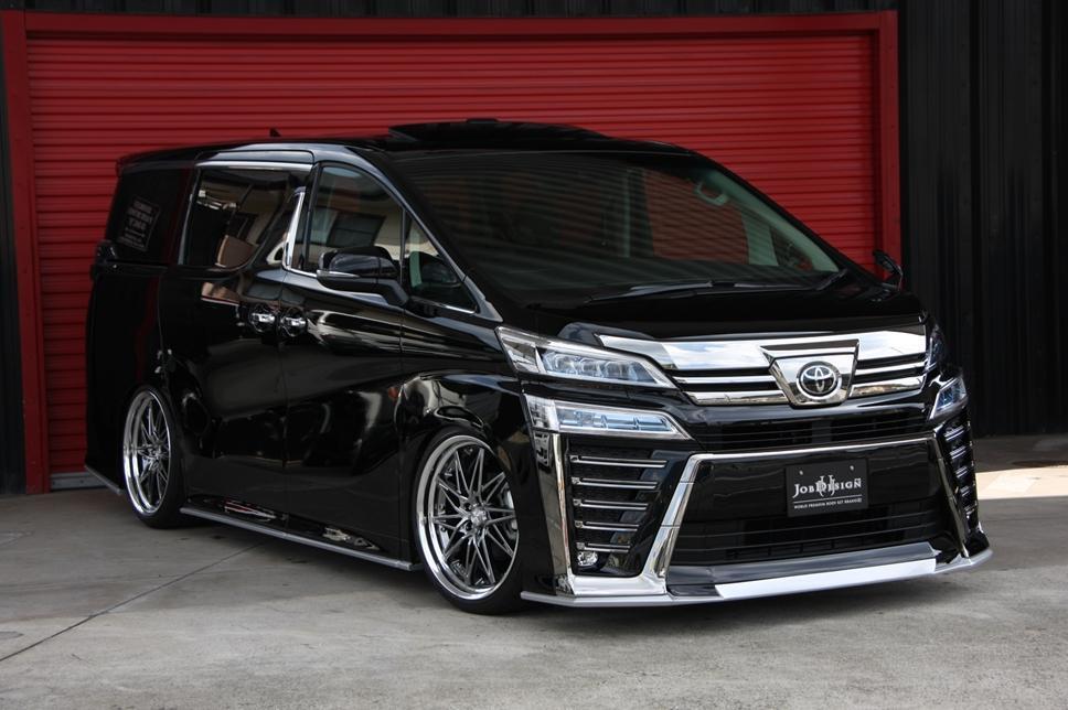 JOBDESIGN　 ジョブデザイン　（GUNs STYLE　ガンズスタイル）ヴェルファイア　30　後期　フロントリップスポイラー