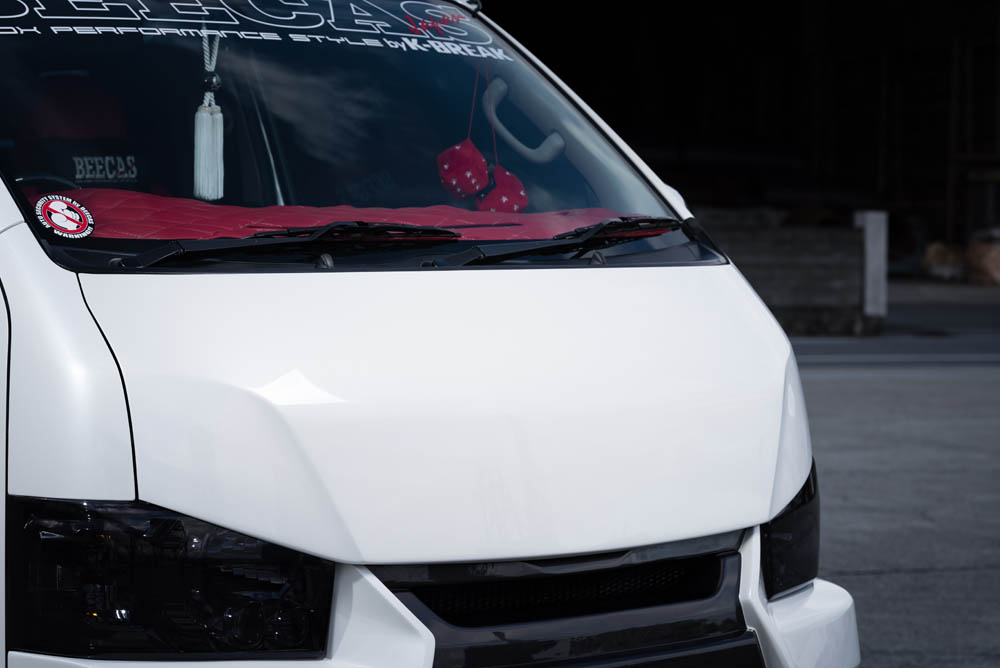 楽天市場】バットフェイス ワイパーガード ハイエース 200系 1型 楽天市場】バットフェイス ワイパーガード ハイエース 200系 1型