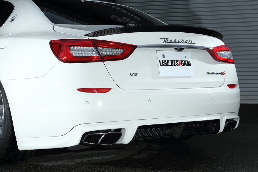 LEAPDESIGN リープデザイン MASERATI Quattroporte マセラティ クアトロポルテ カーボン リアスカート