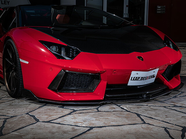 Leapdesign リープデザイン Lamborghini Aventador Lp700 4 ランボルギーニ アヴェンタドールlp700 4 カーボン フロントスポイラー Ver 2 Robertjrstire Com