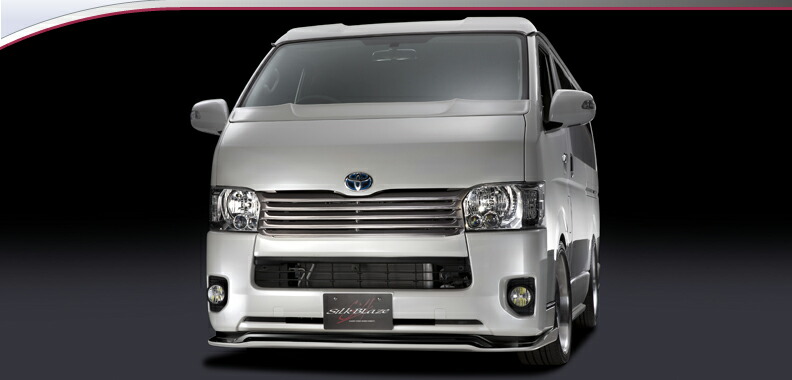 SILKBLAZE シルクブレイズ (MINIVAM ミニバン) 200系ハイエース 4型 標準 TRH KDH2## スーパーGL DX GLパッケージ ボンネットスポイラー