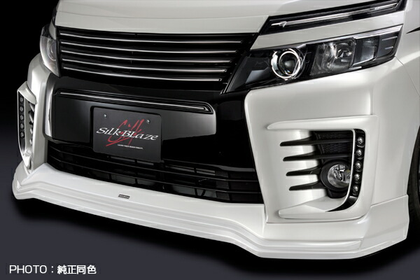 SILKBLAZE　シルクブレイズ　（MINIVAN/ミニバン）　80ヴォクシー　ZS　前期　ZRR80W/85W　ZWR80W　フロントスポイラー　（ABS製）