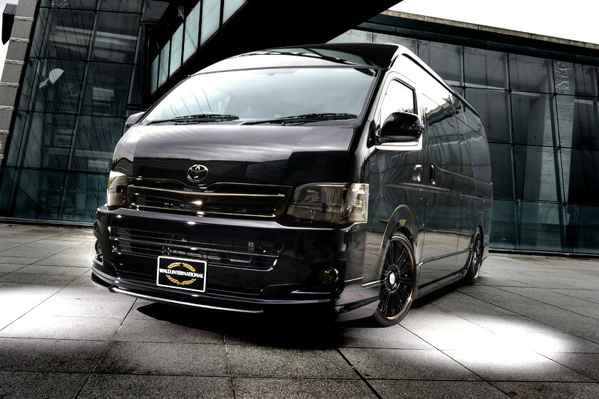 WALD　ヴァルド　（EXECUTIVE　エグゼクティブライン）　200系ハイエース　レジアスエース　3型　ワイド　スーパーロング　フロントスポイラー