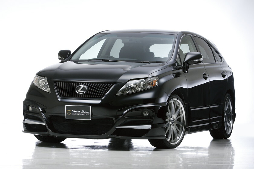 WALD ヴァルド(SPORTS LINE　BLACK BISON EDITION　スポーツラインブラックバイソン エディション）レクサス　RX　350　GGL　GYL10　15　16W　エアロ3点セット（フロントハーフスポイラー、サイドステップドアパネル、リアスカート）｜OCTAGON 274,106円