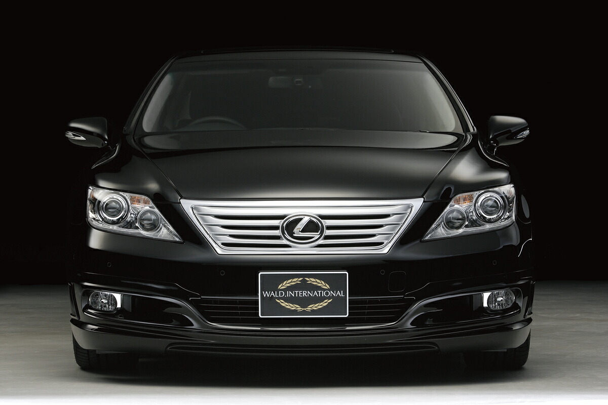 WALD ヴァルド(EXECUTIVE LINE エグゼクティブライン)レクサス　LS460h/L　USF40　41　エアロ3点セット（フロントハーフスポイラー、サイドステップ、リアスカート）　ロング用
