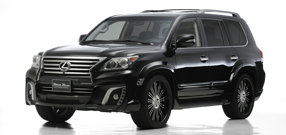 WALD ヴァルド(SPORTS LINE BLACK BISON EDITION　スポーツラインブラック バイソン エディション）レクサス　LX570　URJ　200　エアロ3点セット（フロントバンパースポイラー、リアバンパースポイラー、オーバーフェンダー）｜OCTAGON