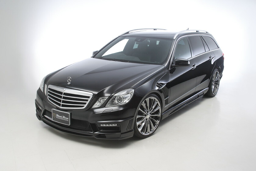 WALD　ヴァルド　（SPORTS LINEBLACK BISON EDITION 　スポーツラインブラックビジョンエディション）メルセデスベンツ　E‐CLASS　W212　WAGON　エアロ3点セット（フロントバンパースポイラー※LED、サイドステップ、リアバンパースポイラー）｜OCTAGON