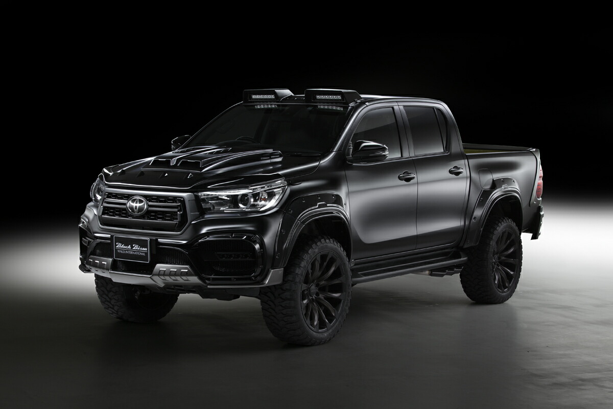 WALD ヴァルド (SPORTS LINE BLACK BISON EDITION スポーツライン ブラック バイソン エディション) ハイラックス GUN125 フロントルーフスポイラー