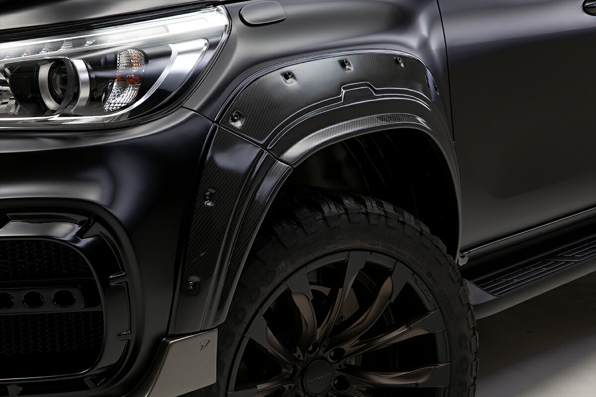 WALD ヴァルド (SPORTS LINE BLACK BISON EDITION スポーツライン ブラック バイソン エディション) ハイラックス GUN125 オーバーフェンダー|OCTAGON