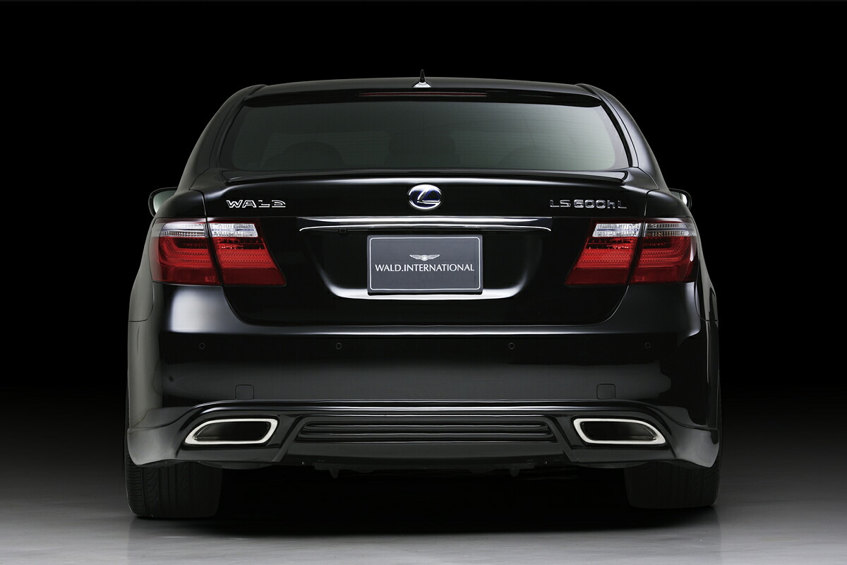 WALD ヴァルド(EXECUTIVE LINE エグゼクティブライン)レクサス　LS 460/L 600h/hL USF40/41 UVF45/46　リアスカート　Ver.1