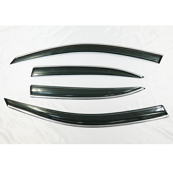 ベンツ W204 Cクラス セダン C180 C200 C250 C350 C63 ドアバイザー サイドバイザー / 取付金具 ・ メッキモール 付|カーパーツショップDRESS