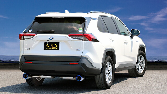 ガナドール Vertex 4wd Suvマフラーrav4 ハイブリッド 6aa Axah54r1 04 ハイブリッド車 E Four 用 テール部ポリッシュhybrid G Hybrid X Komfarm By