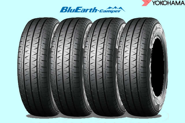 ヨコハマ ブルーアース キャンパーRY55E 　185/75R15 106/104N 4本セット キャンピングカー専用　BluEarth-Camper