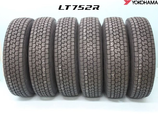 ヨコハマ LT752R小型トラック用タイヤ 205/80R17.5 120/118N 6本セット|カーパーツマルケイ店
