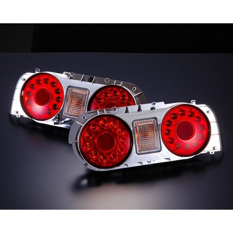 D-MAX R32 LED テールランプ 左右SET セット スカイライン テールランプ ウィンカー バック ストップ レンズ 純正交換 補修 ドリフト カーパーツ カー用品 ドレスアップ 外装