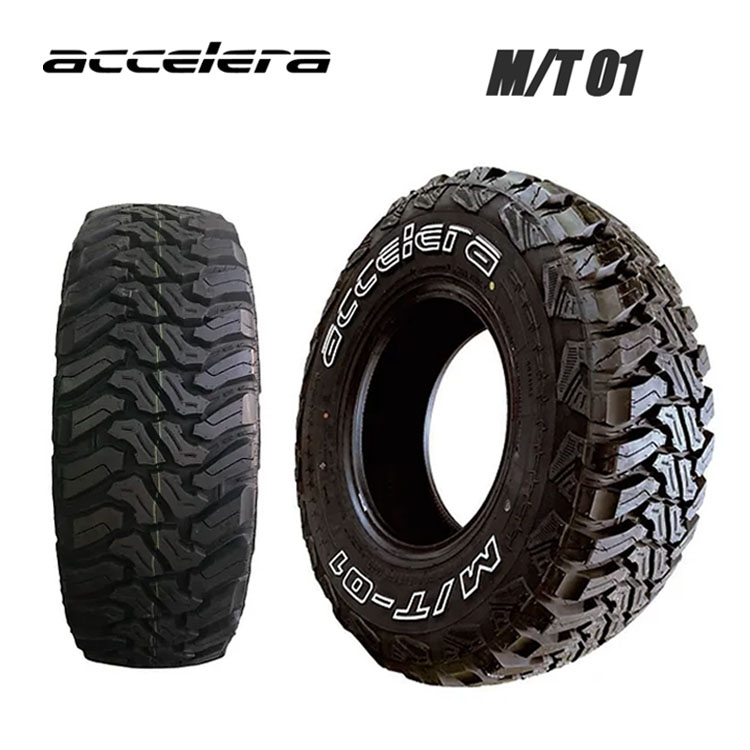 【お買い物マラソン 7/19(日)20:00～】285/70R17 LT121/118 Q （OWL） (1本/2本/4本)送料無料 アクセレラ サマータイヤ accelera M/T01 (17インチ)｜カーパーツ倉庫