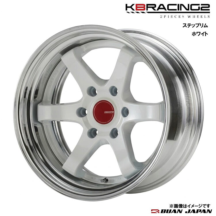 【お買い物マラソン 7/19(日)20:00～】19インチ 6H139.7 8.5J 8.5J+47～+7 6穴 ホイール (1本/2本/4本) ホワイト BUAN JAPAN KBRACING2 ｽﾃｯﾌﾟﾘﾑ 送料無料 舞杏｜カーパーツ倉庫