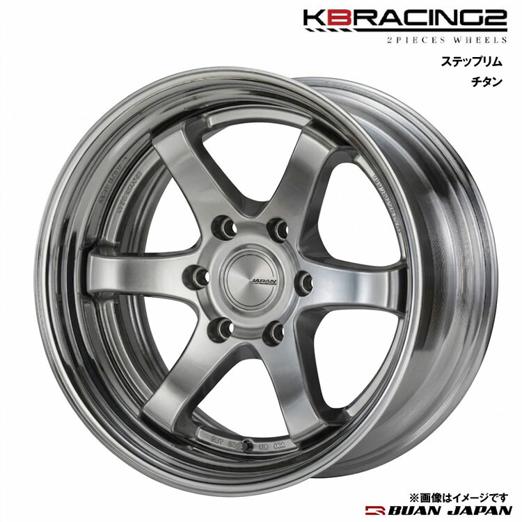 【お買い物マラソン 7/19(日)20:00～】19インチ 6H139.7 11.5J 11.5J+27～-31 6穴 ホイール (1本/2本/4本) チタン BUAN JAPAN KBRACING2 ｽﾃｯﾌﾟﾘﾑ 送料無料 舞杏｜カーパーツ倉庫