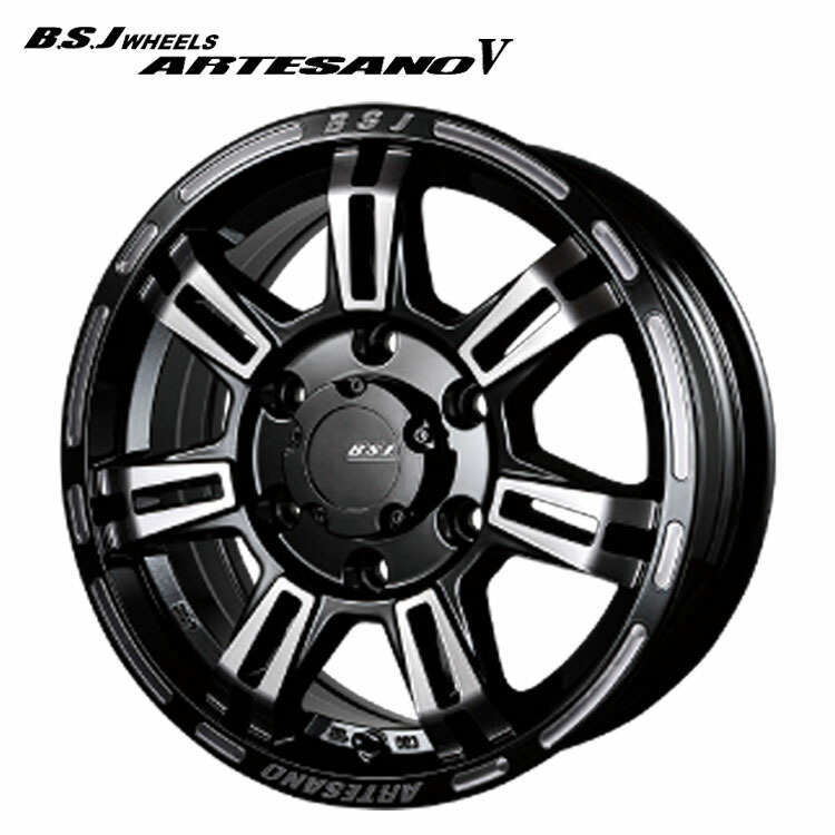 楽天市場】16インチ 6H139.7 6.5J 6.5J+38 6穴 B.S.J WHEEL 