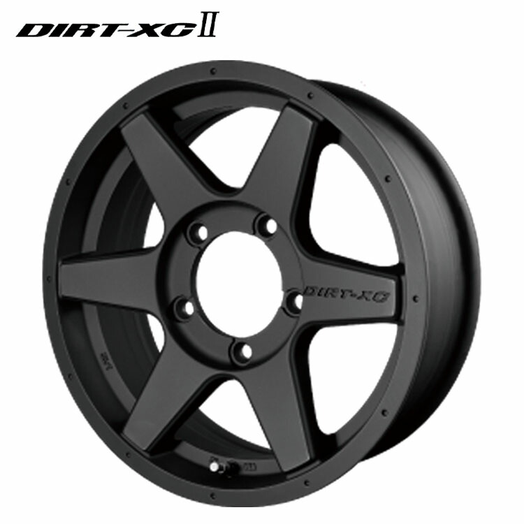 15インチ 5H139.7 5.5J 5.5J+5 5穴 ダートXC2 ホイール (1本/2本/4本) マットブラック BILLET STAR JAPAN DIRT-XC2 送料無料 ビレットスタージャパン