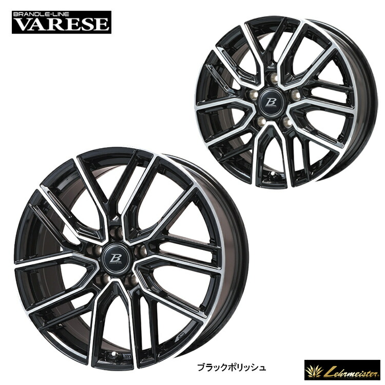 送料無料 ブランドルライン BOREANO9 7J-17 +38 5H-114.3 (17インチ) 5H114.3 7J+38 ブランドルライン ボレアノ９ 7.5J-18 5H100 +48 人気のブラックカラー