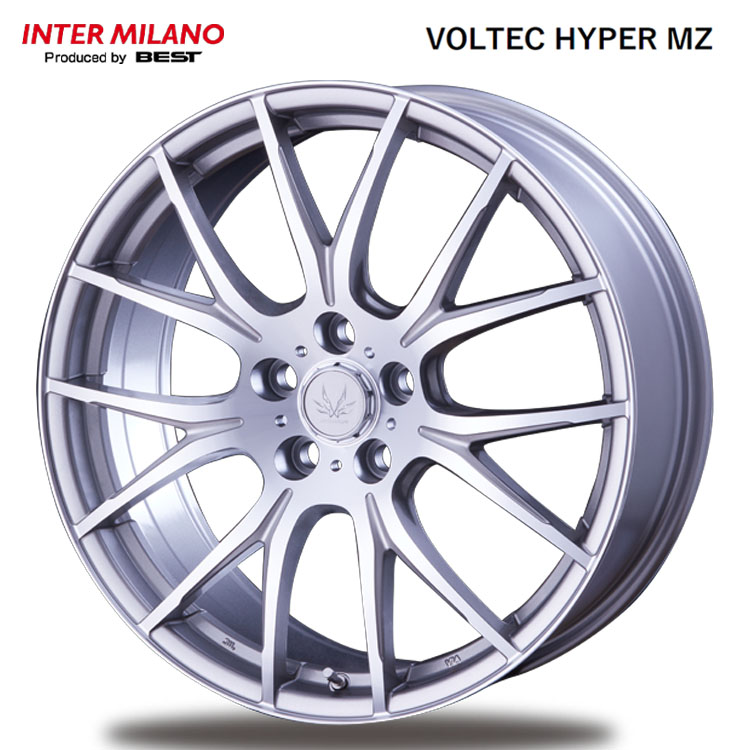 20インチ 5H114.3 8J 8J+38 5穴 ボルテック ハイパーMZ ホイール (1本/2本/4本) シルバー/ポリッシュ BEST VOLTEC HYPER MZ 送料無料 ベスト|カーパーツ倉庫