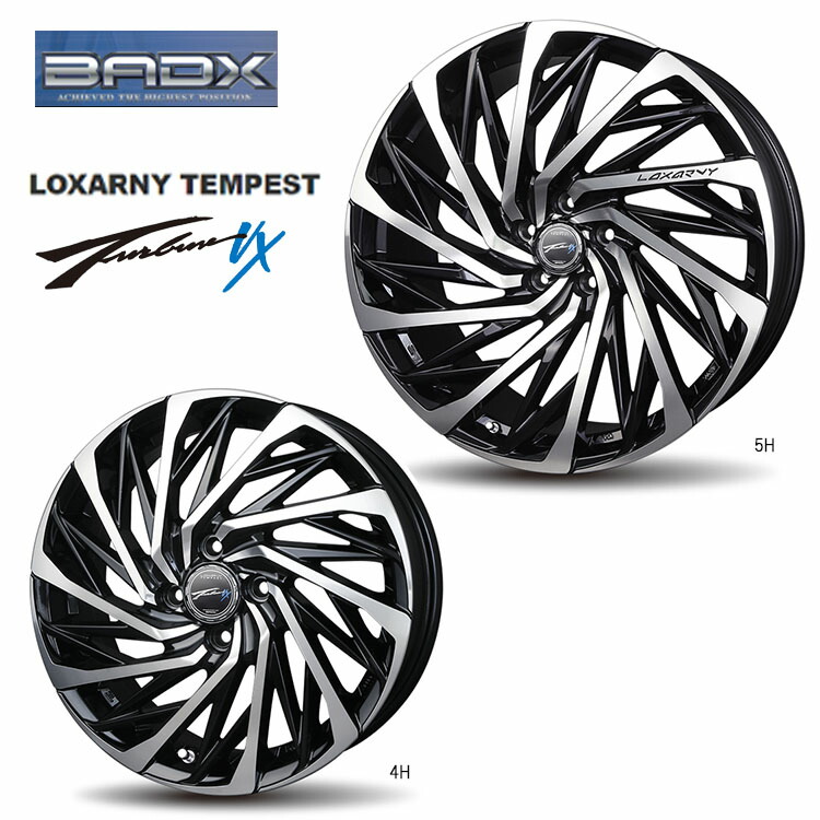 溝あり20インチ ロクサーニ テンペストタービン BADX LOXARNY TEMPEST TURBINE VX｜ロクサーニ テンペストタービンVX