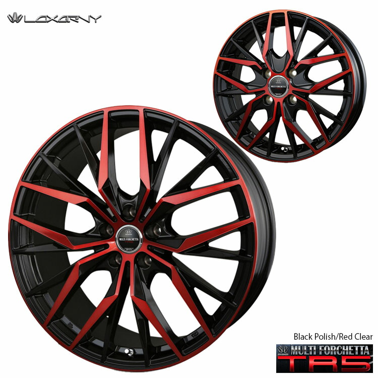 楽天市場】15インチ 4H100 5J 5J+45 4穴 ロクサーニ マルチ