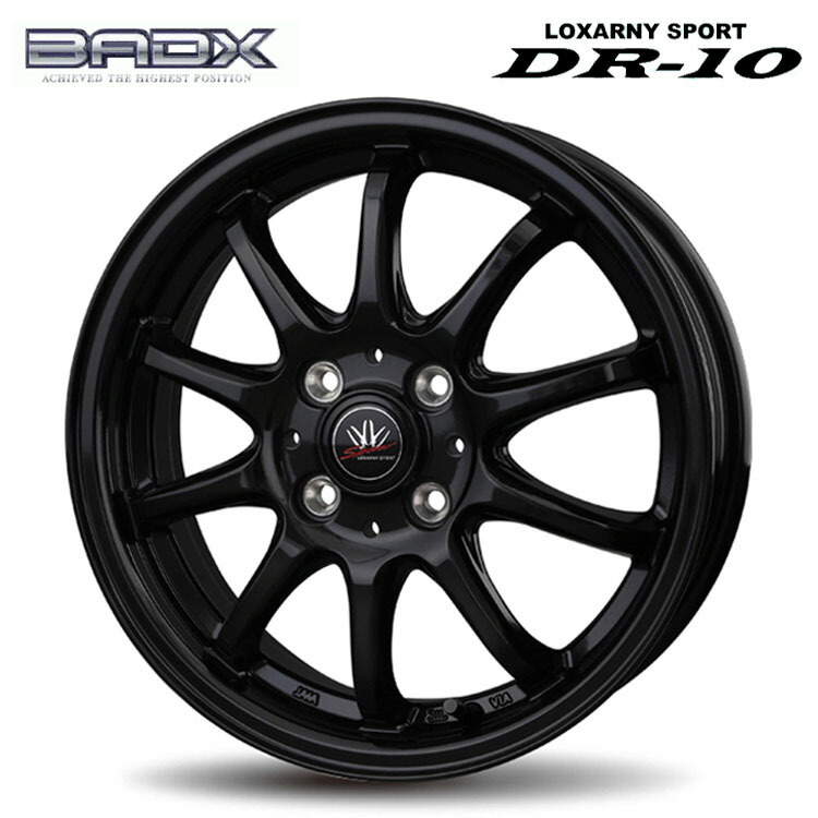 楽天市場】15インチ 4H100 5J 5J+45 4穴 ロクサーニ バトルシップ4