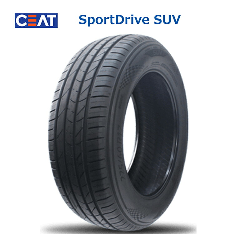 255/55R19 111W XL (1本/2本/4本)送料無料 シアット サマータイヤ CEAT SportDrive SUV スポーツドライブ SUV (19インチ)