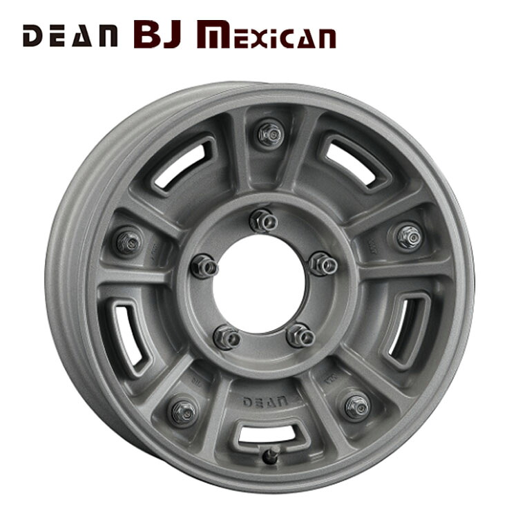 16インチ 5H139.7 6J 6J+5 5穴 ディーン BJメキシカン ホイール (1本/2本/4本) ショットクリア CRIMSON DEAN BJ MEXICAN 送料無料 クリムソン