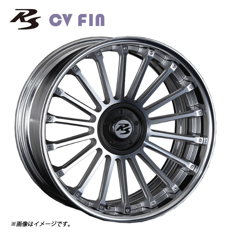 20インチ 5H120 9.5J 9.5J+48～-13 5穴 RS CV フィン S-Concave Disk ホイール (1本/2本/4本) シルバーポリッシュ CRIMSON RS CV FIN S-Concave Disk 送料無料 クリムソン