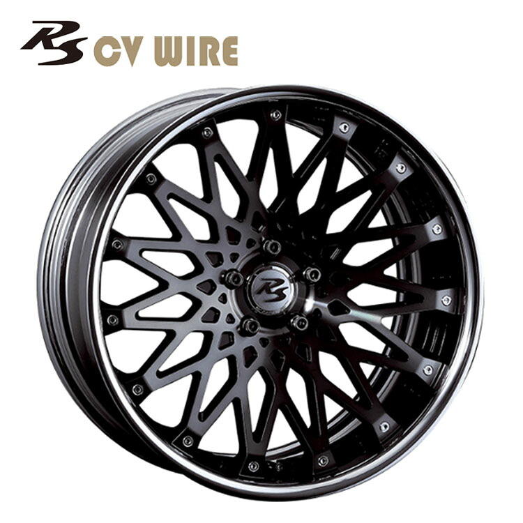 【お買い物マラソン 7/19(日)20:00～】20インチ 5H112 9.5J 9.5J+48～-13 5穴 RS CV WIRE S-Concave Disk ホイール (1本/2本/4本) スモーククリア CRIMSON RS CV WIRE S-Concave Disk 送料無料 クリムソン｜カーパーツ倉庫