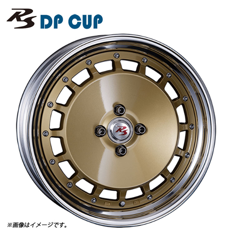 19インチ 5H110 10J 10J+65～-10 5穴 RS DP CUP 2ピース Low Disk ホイール (1本/2本/4本) ゴールド CRIMSON RS DP CUP 2PIECE Low Disk 送料無料 クリムソン