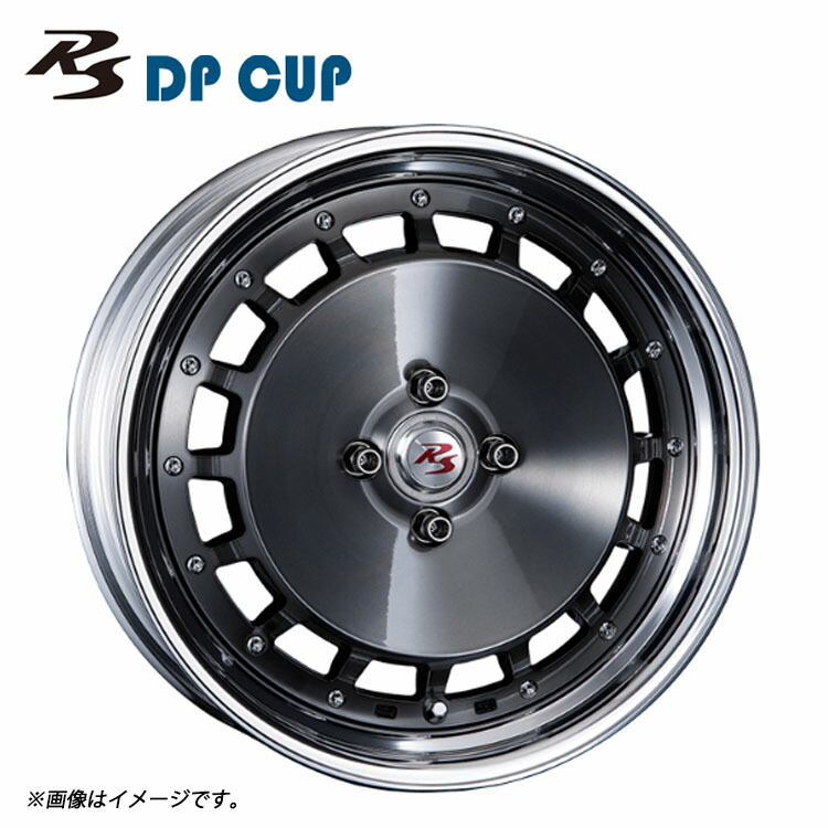 18インチ 4H98 10.5J 10.5J+65～5 4穴 RS DP CUP 2ピース Low Disk ホイール (1本/2本/4本) スモーククリア CRIMSON RS DP CUP 2PIECE Low Disk 送料無料 クリムソン