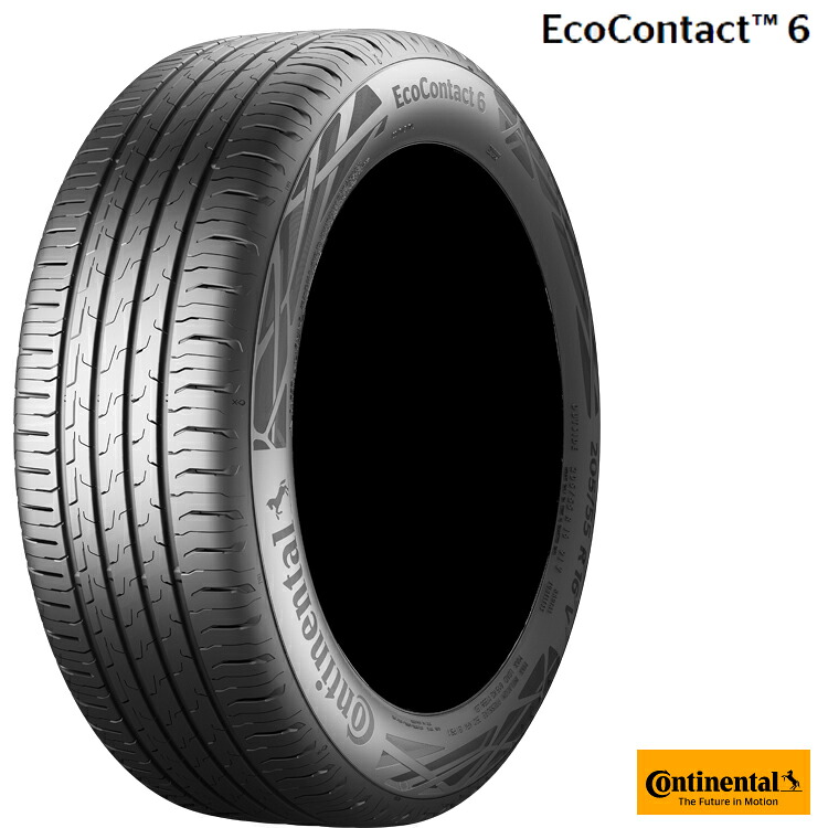 225/45R18 91W (MO) (1本/2本/4本)送料無料 コンチネンタル サマータイヤ CONTINENTAL EcoContact6 エココンタクト 6 (18インチ)