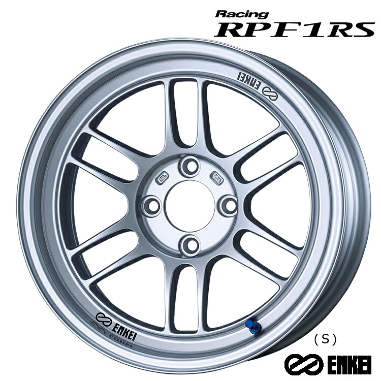 18インチ 5H114.3 10J 10J+6 5穴 レ‐シング アールピーエフワンRS ホイール (1本/2本/4本) Silver ENKEI Racing RPF1 RS (S) 送料無料 エンケイ